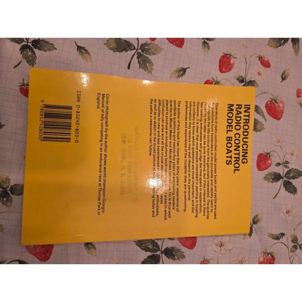 Introducing Radio Control Model Boats by Vic Smeed Paperback Book 0852428030